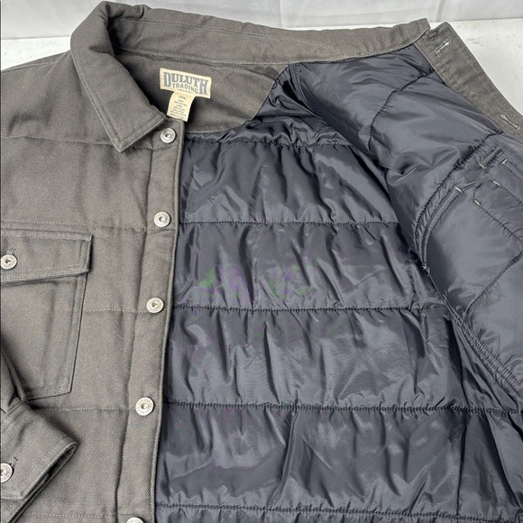 Duluth Superior Fire Hose Quilted Button Front Shirt Jacket sz 2X - Picture 5 of 11